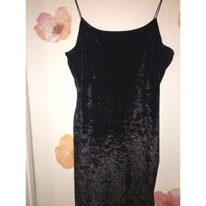 Crushed Velvet Mini Dress